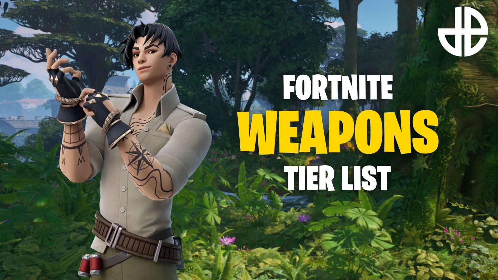 Fortnite Weapons Tier List Cover